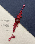 Handmade Macrame Bracelet with Healing Gemstones Natural Agate Boho Jewellery, Gift for Her